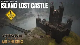 Conan Exiles: Island Lost Castle (Speed Build/ No Mods)