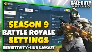 The MOST BALANCED SETTINGS For Season 9 Battle Royale | COD Mobile | BEST SENSITIVITY For BR (2025)