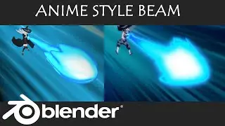 How to create Anime Style Beam in Blender