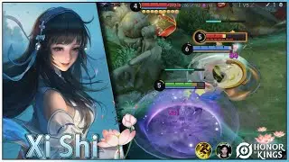 Xi Shi｜Mid Lane Route Gameplay｜Jogabilidade da rota do meio｜Honor of Kings