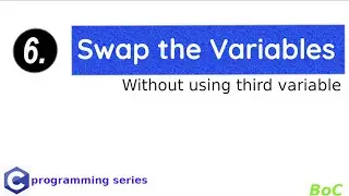 Swap numbers without using third variable in C programming #6