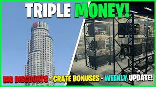 TRIPLE MONEY, DISCOUNTS & LIMITED-TIME CONTENT! GTA ONLINE WEEKLY UPDATE