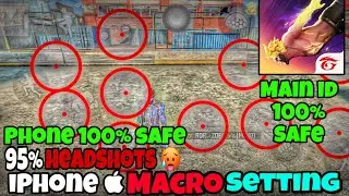 ✅how to use macro in iPhone  | iPhone macro setting  ⚙️free fire 🔥 | iPhone  macro free fire 🔥