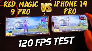 RED MAGIC 9 PRO VS IPHONE 14 PRO 🔥 120 FPS PUBG TEST