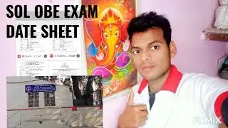 SOL-DU DATESHEET Announced Annual Mode 2021| SOL OBE EXAM Date sheet Download 2021| SOL May Exam