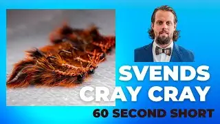 Svends Cray Cray in Black with Orange Fly Tying Video