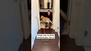 Things only my blind husband does  Part 2 #shorts￼