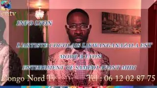 L'ARTISTE COMEDIEN LIKWANGANZALA EST MORT A LYON BOLANDA INFO