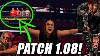 WWE 2K23 PATCH 1.08 PLUS EXTRA HIDDEN FIXES FOUND!