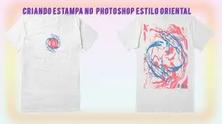 criando estampa no  photoshop estilo oriental