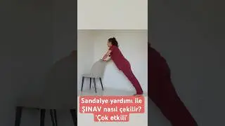 Sandalye yardımı ile ŞINAV nasıl çekilir? #aktifizyo #fiziktedavi #kolgüçlendirme