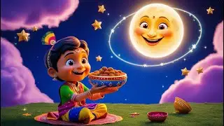 चंदा मामा | Chanda Mama Door Ke | BbToons - Hindi Nursery Rhymes 🌟
