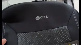 Чехлы на сиденья универсальные легк. авто: GTL Jakkard Черный, полиэстер + жаккард