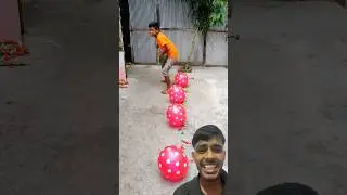 Balloon fodane ka naya tarika 🙂