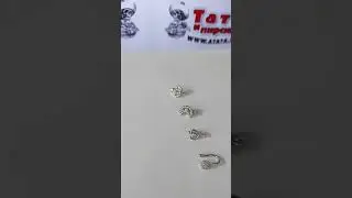 Сережки каффы для носа