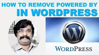How to Change Powered by In WordPress Free Templates, How to Edit Footer Copyright Text in WordPress