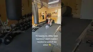 Thor challenge, forgot to lower it 😂