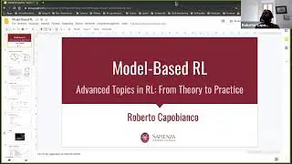 [Advanced Topics in RL] Model-Based RL