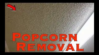 Popcorn Ceiling Removal | Cheapest Way to Remove Popcorn Ceilings