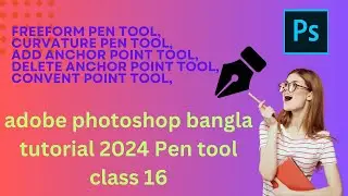 freeform pen tool curvature pen tool add anchor point delete anchor point convent point tool class16