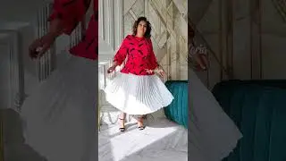 Блузка с поясом "белые полосы" рукава фонарик