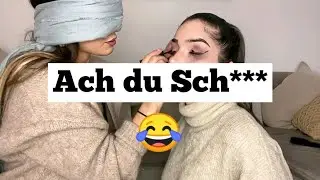 Blind schminken Challenge 😆| Redcarpet Bulls