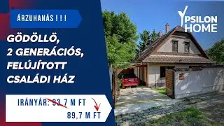 Két generációs, felújított családi ház eladó Gödöllőn!