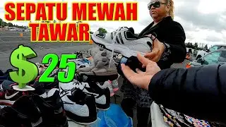 Pasar Bekas AMERIKA, DAPAT SEPATU BEKAS ORIGINAL