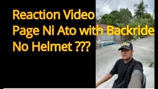 Page ni Ato with Backride NO Helmet ?? Reaction Video