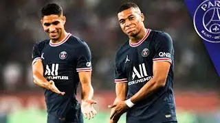 Kylian Mbappé and Achraf Hakimi: The Magic Duo! 🔴🔵