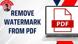 How To Remove Watermark From PDF (100%  WORKS) | EASY FULL GUIDE | NO Yapping, To The Point!