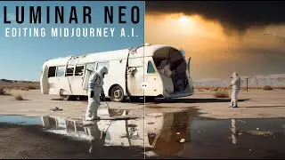 Midjourney AI Images Edited with Luminar Neo