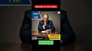 SAP TM Interview Questions
