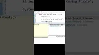 Java Program to find whether a string is empty or not.