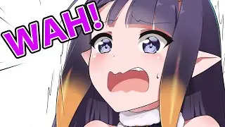 Ina makes the cutest noises when in danger