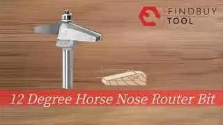 12 Degree Horse Nose Router Bit - Demonstration