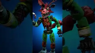 Анимация Рождественского Олд Фокси из FNAF AR (Animation Christmas Old Foxy from FNAF AR)