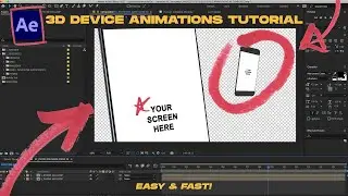 3D Device Animations Tutorial | After Effects Template Tutorial