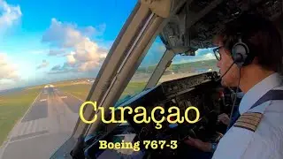 Landing in Curaçao (TNCC) | Boeing 767-3 ~Condor airlines