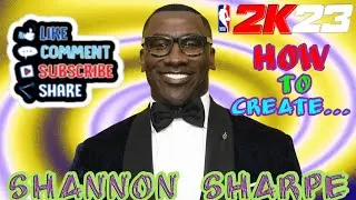 NEW NBA 2K23* Shannon Sharpe face creation Tutorial EVER!