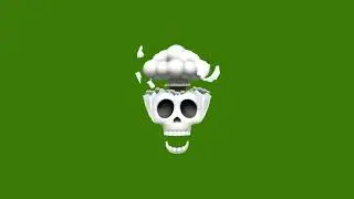 New Skull face Green Screen template | skull face template Free