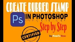 Adobe Photoshope Tutorials: How to Create a Rubber Stamp in adobe Photoshop