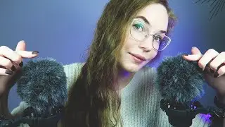 NEW STYLE ASMR Fluffy Mics & Relaxing Whispered Ramble