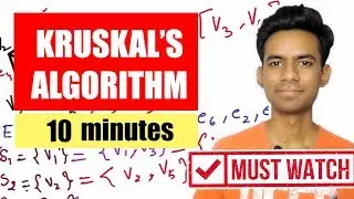 Kruskal's Algorithm - Minimal Spanning Tree - Hindi - Trick Teacher
