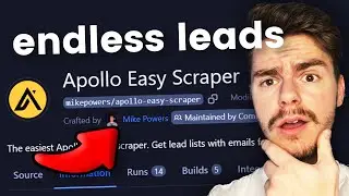 How I Get Unlimited Leads From Apollo.io in 2024 For FREE (Apollo Easy Scraper)