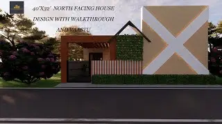 40'x32' North Facing House Design With Walkthrough and Vaastu
