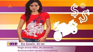 Ela Gawin w Rozmowach w toku, marzenia o motocykliście