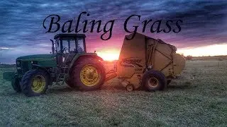 Larson Ranches | Baling Grass