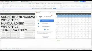 TUTORIAL CARA MENGATASI WPS OFFICE TIDAK BISA MENGETIK DI EXCEL WORD POWER POINT