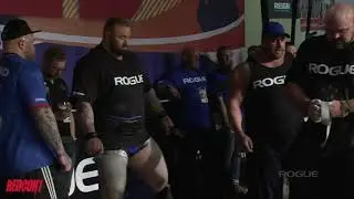 Hafthor Björnsson's 501kg/1104lbs World Record Deadlift Attempt - Arnold Classic 2019